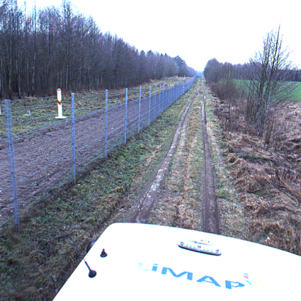 130 km Lithuania-Belarus Border LiDAR scan and survey
